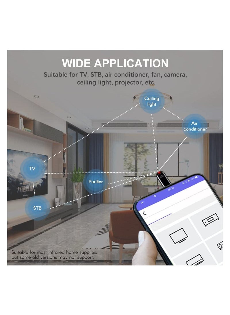 EVEREEN - Universal Mini IR Remote Controller Adapter - Control TV, Air Conditioner, Fan, Camera and More with Your Smartphone - Android Compatible, Compact Design, Easy to Use - Image 1