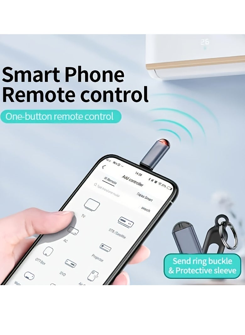 EVEREEN - Universal Mini IR Remote Controller Adapter - Control TV, Air Conditioner, Fan, Camera and More with Your Smartphone - Android Compatible, Compact Design, Easy to Use - Image 1