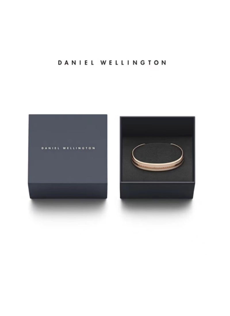 DANIEL WELLINGTON - DANIEL WELLINGTON EMALIE TWO-TONE OPEN-ENDED BRACELET - Image 1