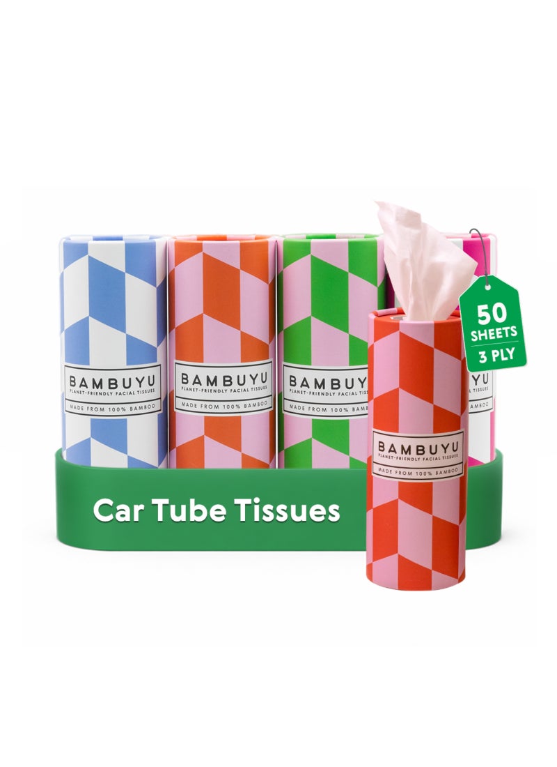 Bambuyu Bamboo 3 Ply Facial Tissues Tubes 50 Sheets - Image 1