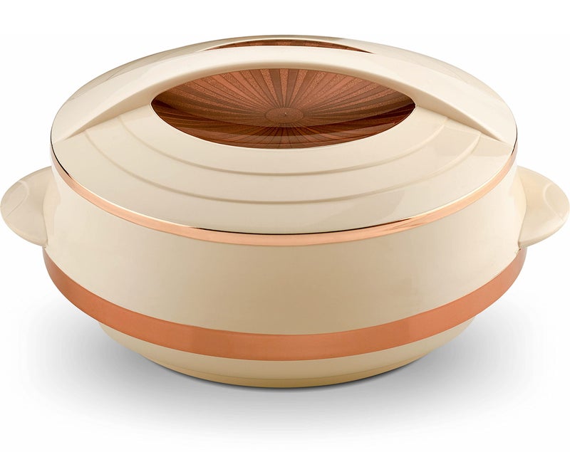 Asian Olympic Inner Steel Casserole, 1600 ml, Rose Gold |PU Insulated| BPA Free | Odour Proof| Food Grade | Easy to Carry | Easy to Store | Ideal for Chapatti | Roti | Serving Casserole - Image 1