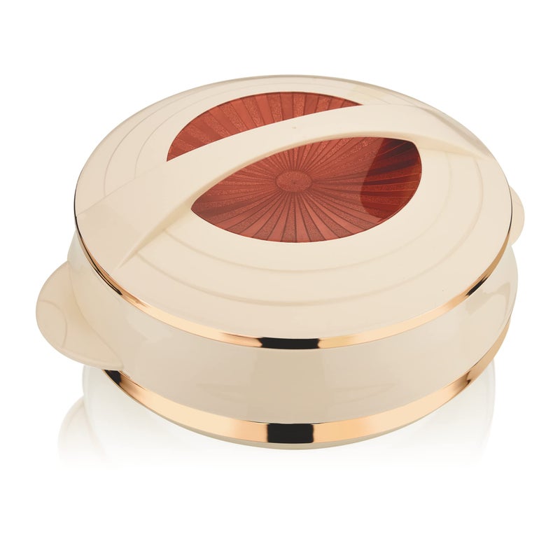 Asian Olympic Inner Steel Casserole, 1600 ml, Rose Gold |PU Insulated| BPA Free | Odour Proof| Food Grade | Easy to Carry | Easy to Store | Ideal for Chapatti | Roti | Serving Casserole - Image 2