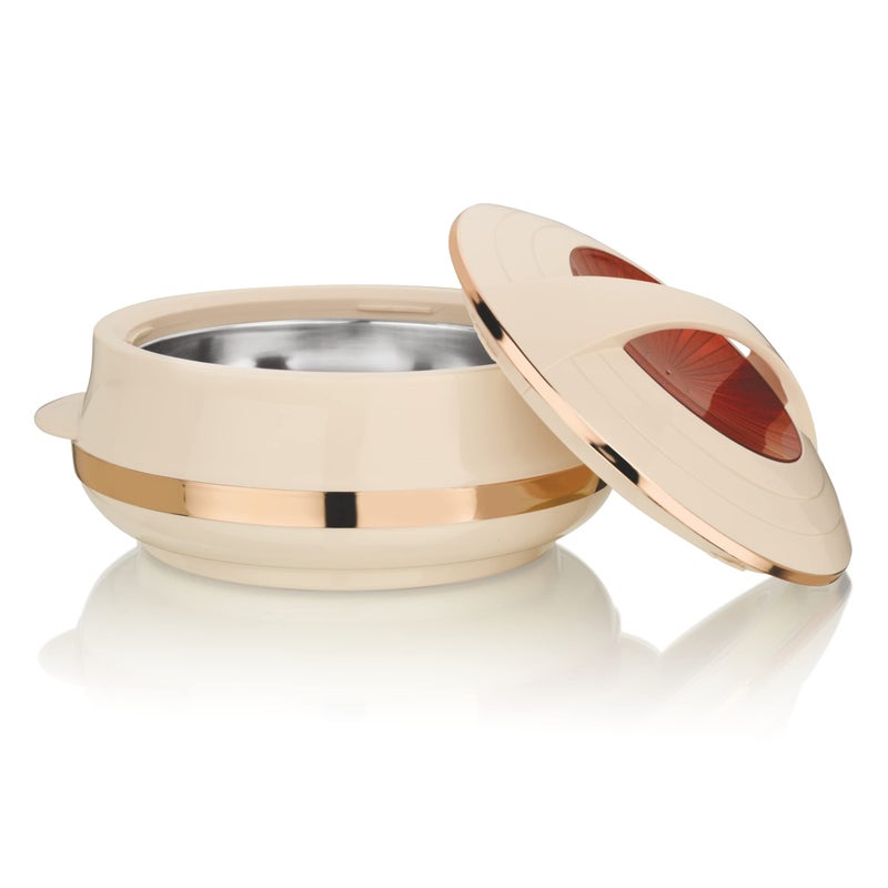 Asian Olympic Inner Steel Casserole, 1600 ml, Rose Gold |PU Insulated| BPA Free | Odour Proof| Food Grade | Easy to Carry | Easy to Store | Ideal for Chapatti | Roti | Serving Casserole - Image 5