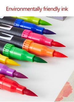 Generic 60 Color Watercolor Pen Set Double Headed Washable Watercolor Pen  - Image 2