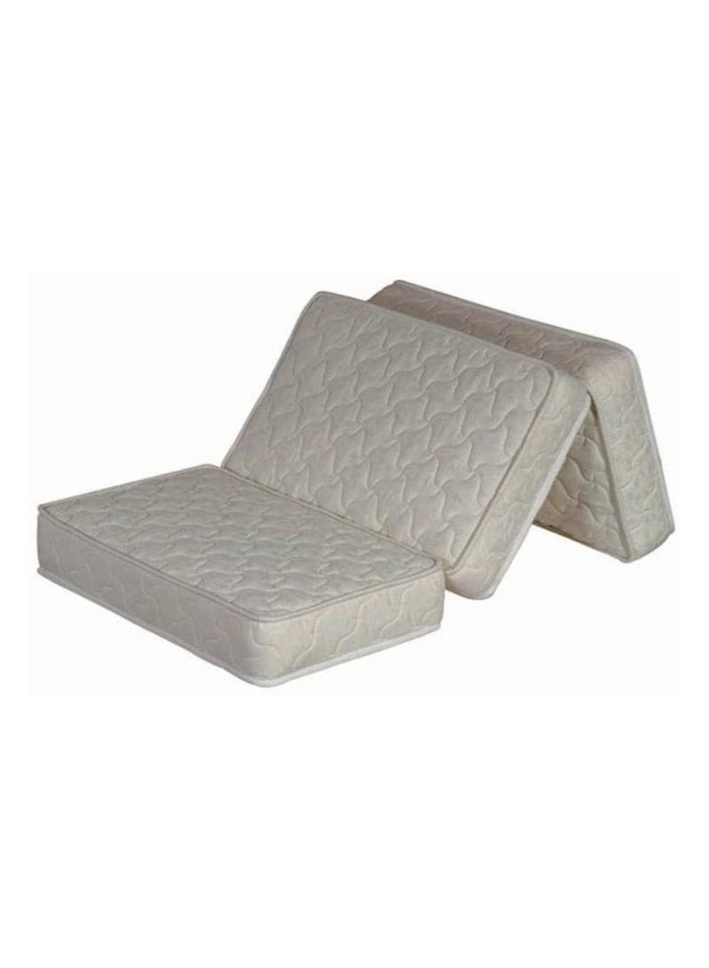 Comfy مرتبة مريحة وشبه طبية قابلة للطي، بيضاء، 180 × 90 × 7 سم، سمك 7 سم