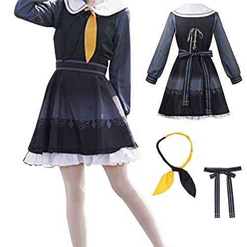 Lmetsky Shinonome Cosplay Costume Dress Cosplay Shinonome Outfit Uniform School Halloween Women XLShinonome - Image 1