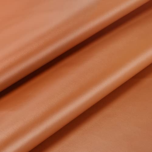 TeeLiy Faux Leather 2 Yards Upholstery Leather 0.8mm Thick Marine Grade Vinyl 58" x 72"Faux Leather Sheets Soft PU Faux Synthetic Leather Pleather Fabric (Bulldog_Smooth Surface_Thin and Light Material) - Image 3