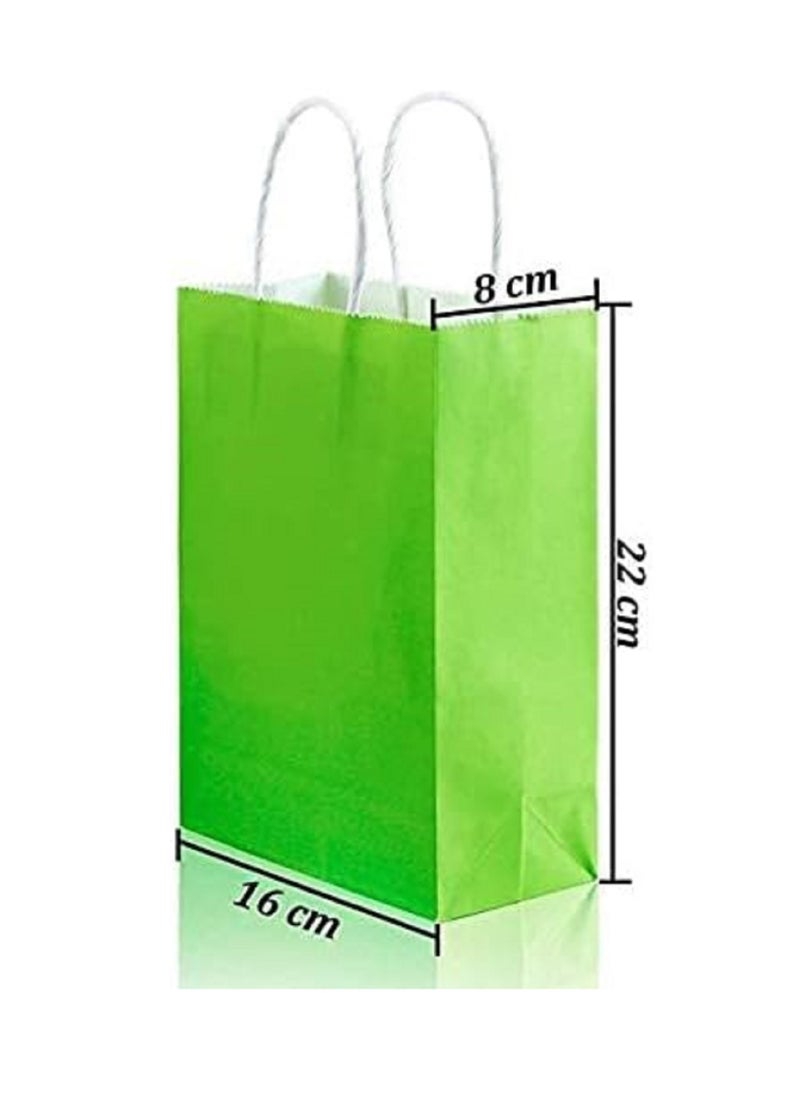 Generic Party Favor Bags with Handle Set of 20, Suitable for Birthday, Food Carrying, Wedding Tea Parties, Comes in Multiple Colors  - Image 2
