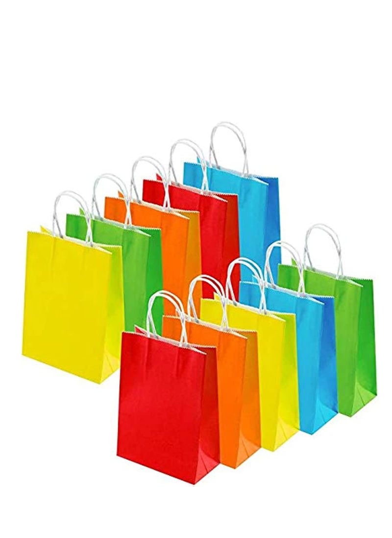 Generic Party Favor Bags with Handle Set of 20, Suitable for Birthday, Food Carrying, Wedding Tea Parties, Comes in Multiple Colors  - Image 1