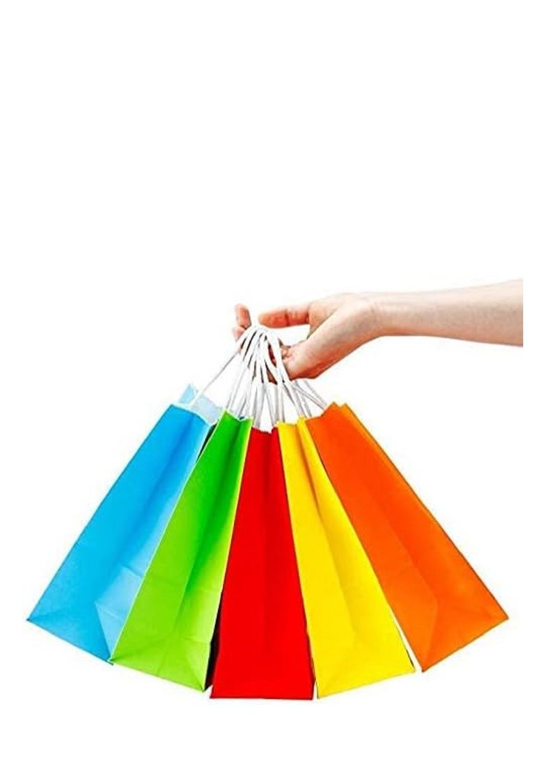 Generic Party Favor Bags with Handle Set of 20, Suitable for Birthday, Food Carrying, Wedding Tea Parties, Comes in Multiple Colors  - Image 5