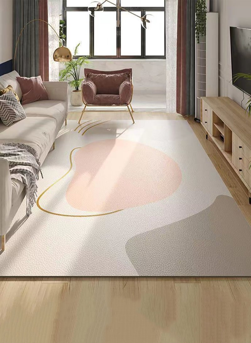 Merry Moments Modern Living Room Rug Soft Anti-slip Floor Carpet Contemporary Floor Rugs for Living Dining Room Bedroom Home Decor Fabric 160x230cm Type G, Rectangle - Image 1