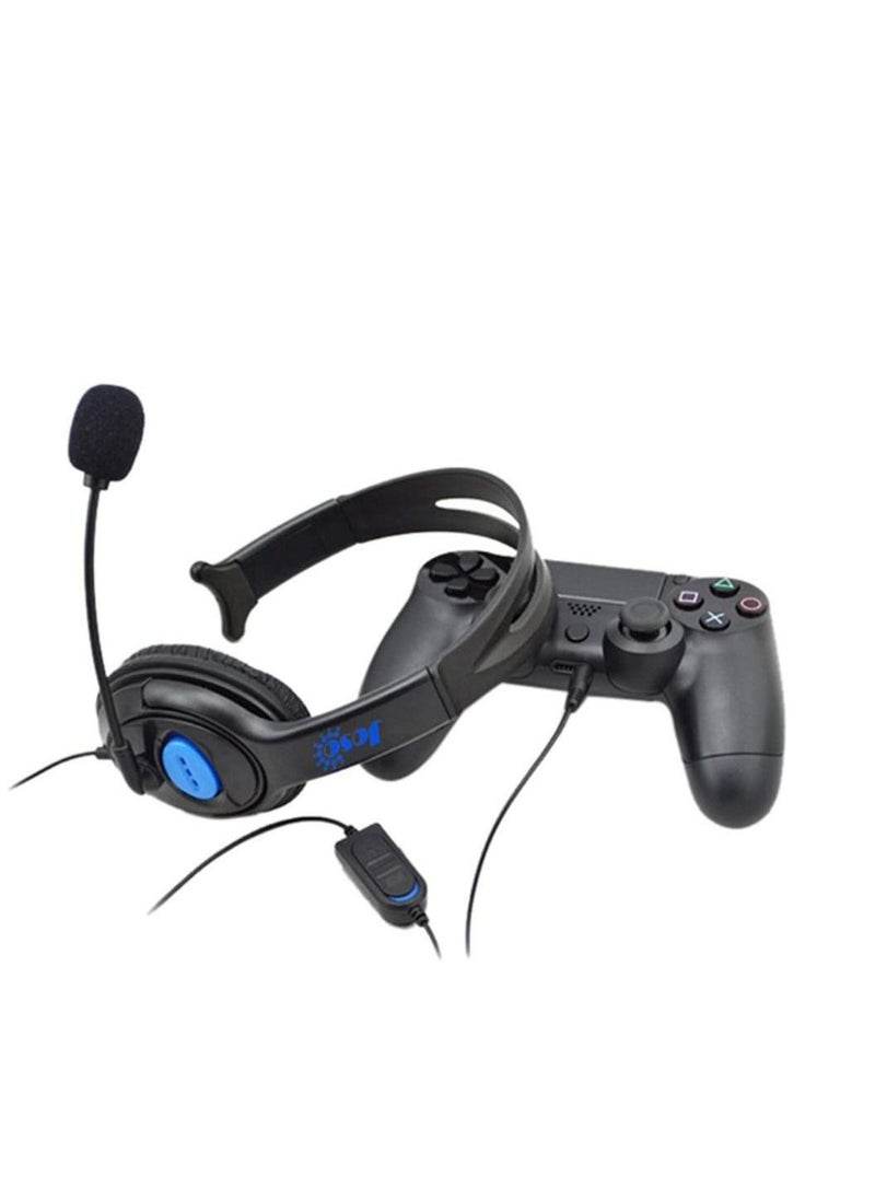 Generic - Wired Gaming Headset Headphones with Microphone for Sony PS4 for PlayStation 4 - Image 1
