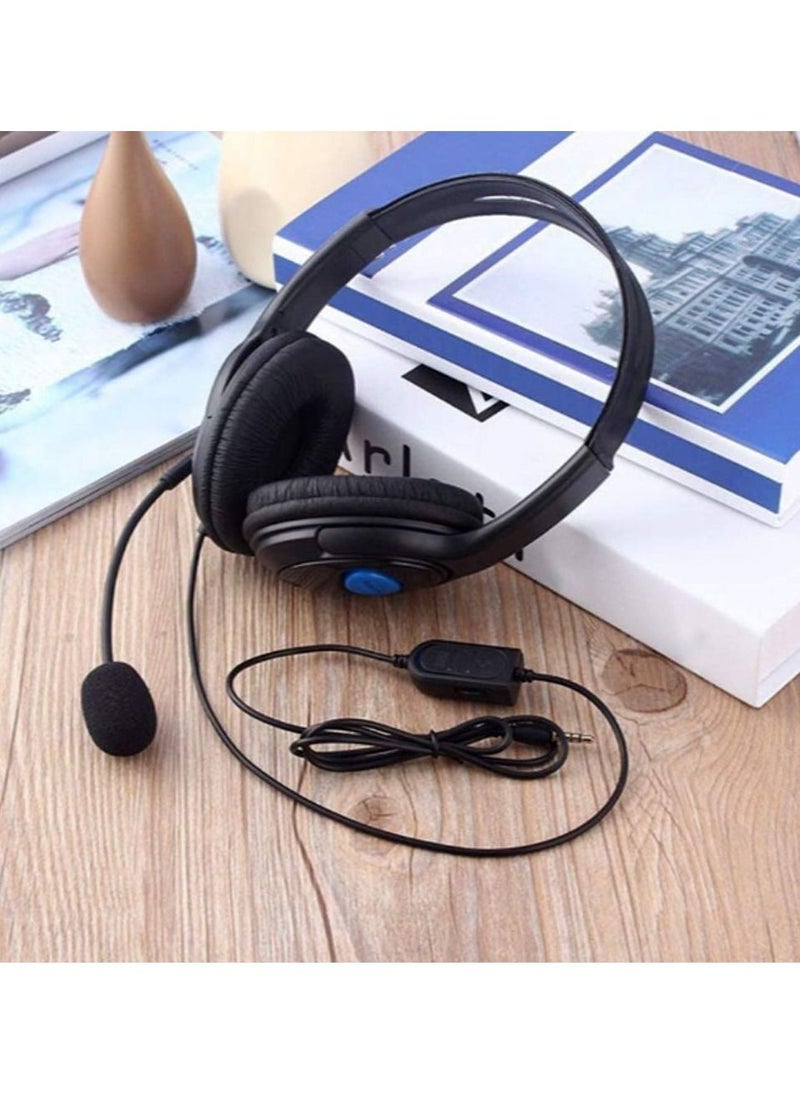 Generic - Wired Gaming Headset Headphones with Microphone for Sony PS4 for PlayStation 4 - Image 1