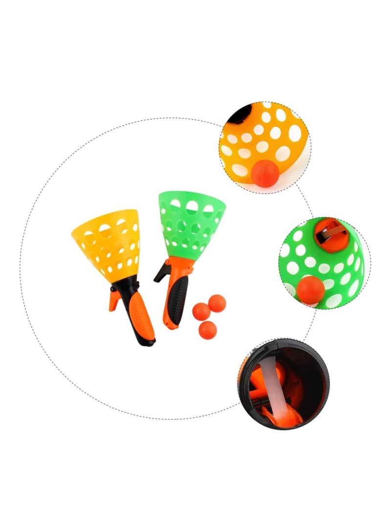 Pop and Catch Ball Game Toys,4 Sets Toys Catch Launcher Baskets,Outdoor Indoor Game Activities for Kids,Beach Lawn Camping Yard Sport Toys for Boys Girls - Image 4