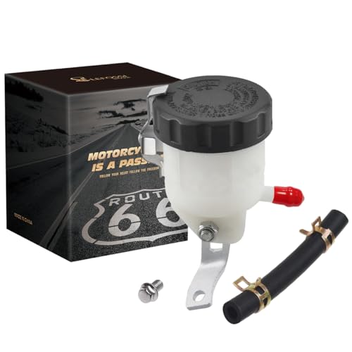 LE LEFOSSI Motorcycle Front Brake Master Cylinder Brake Pump Tank Oil Cup Fluid Bottle Reservoir w/Bracket Compatible with for Suzuki GSX-R 600 GSX-R 750 GSX-R 1000 2006 2007 2008 2009 2010-2023 - Image 1