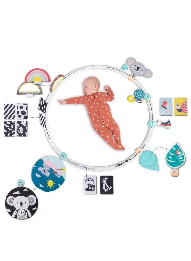 Taf Toys Taf Toys All Around Me Activity Hoop | Developmental Hoop, Prefect for Newborns and up, with 24 Developmental Activities. Designed to Promote Baby’s Senses, Motor Skills and Cognitive Development  - Image 1