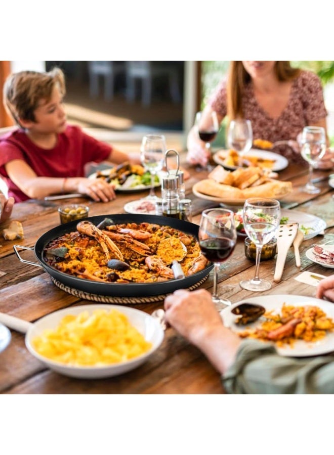 KAWASHI Aluminium Paella Pan 30cm JTC001 – Lightweight, Durable Non-Stick Pan for Even Heat Distribution, Easy to Clean, Perfect for Cooking Paella, Sautéing & Everyday Meals - Image 4