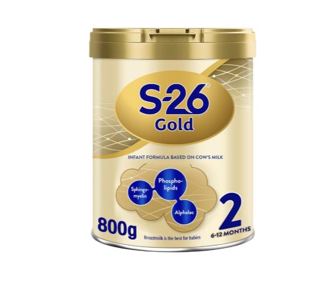 إس-26 جولد 2 حليب متابعة من 6 إلى 12 شهرًا - 800 جم