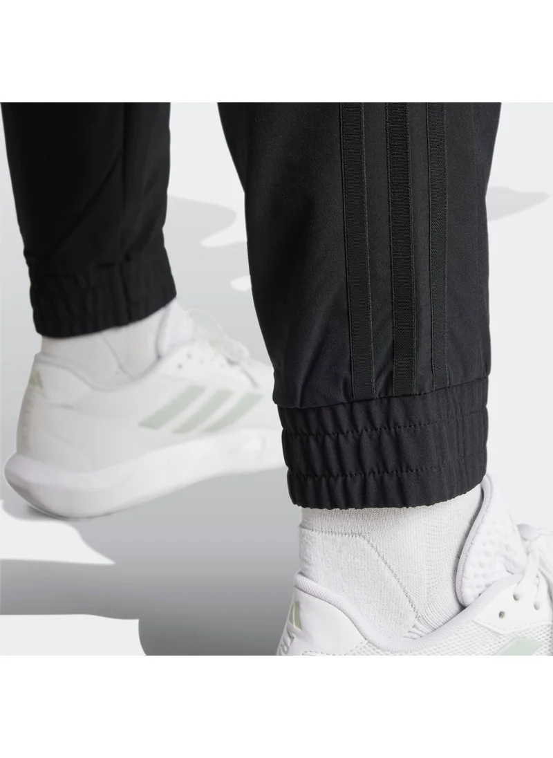 adidas بنطلون رياضي Pacer All Gym بثلاث خطوط منسوجة بخصر متوسط