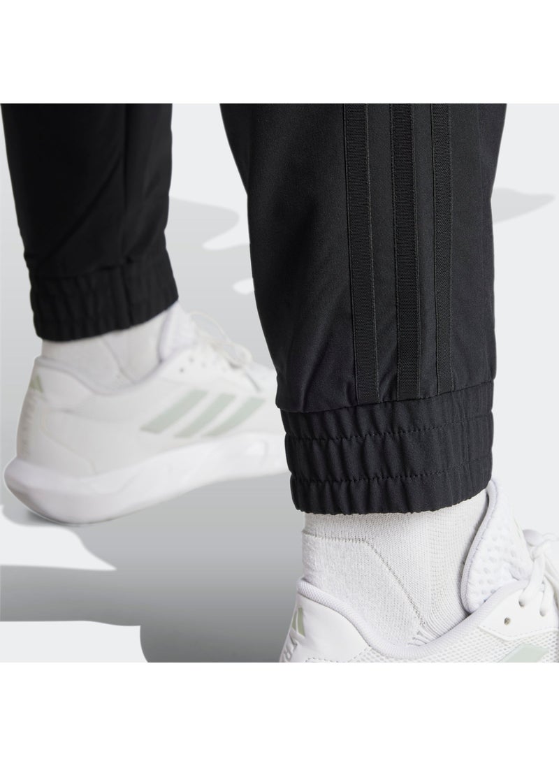 Adidas Pacer All Gym 3 Stripe Woven Mid Rise Pants  - Image 3
