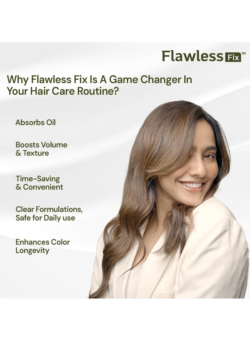 Flawless Fix Dry Shampoo – Benzene Free, Residue-Free Instant Refreshment for Oily & Greasy Hair in Just 60 Seconds, 200ml - Image 4