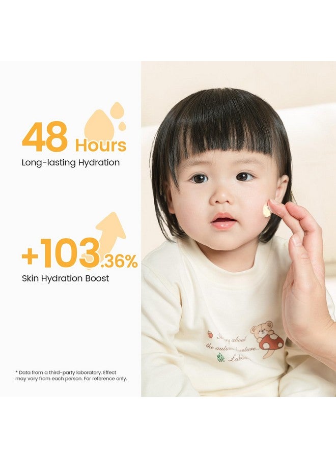 RUNBEN Baby Moisturizing Cream with Egg Yolk Oil, Gentle Non-Greasy Kids Face & Body Moisturizer, Dry Skin Care for Baby, 1.76 oz - Image 4