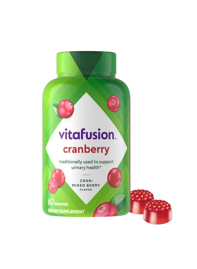 Vitafusion Cranberry Gummies for Women, 500mg Cranberry Juice Concentrate per Serving, 60ct - Image 1