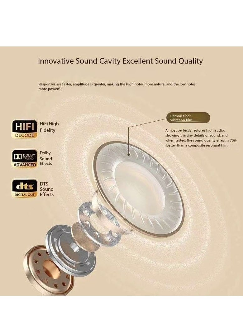 Generic - Bluetooth Earphone, ANC Wireless Earbuds  Codec with Hires Audio,  13mm Dynamic Driver, Touch Control & Long Battery Life - Image 1