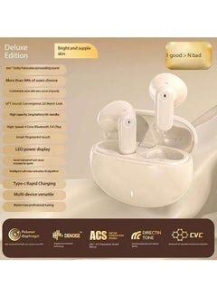 Bluetooth Earphone, ANC Wireless Earbuds  Codec with Hires Audio,  13mm Dynamic Driver, Touch Control & Long Battery Life