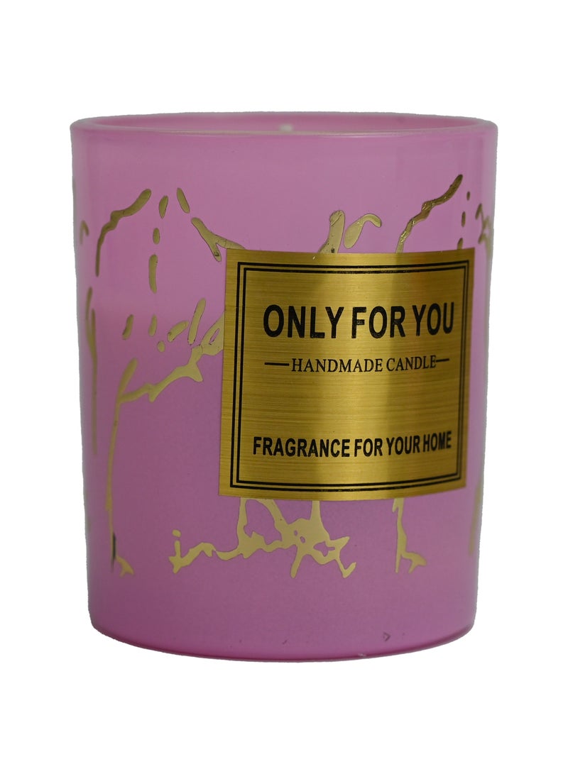 Pink Scented Candle, Soft Pink Scented Candles For Home, Birthday Gift For Woman, Birthday Gift For Her, Birthday Gift, Scented Candles Gift For Girls  - Image 1