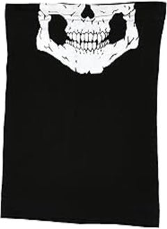Generic Unseamed multifunctional headband skull bandana helmet neck face mask thermal scarf halloween props- fitted 