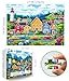 Blueforest 1000 Piece Jigsaw Puzzle for Adults Coastal Village Scene Colorful Houses Lighthouse Mountain View 275x197 Inch Large Puzzle Challenging Hard Difficult Puzzles for Adults - Image 4