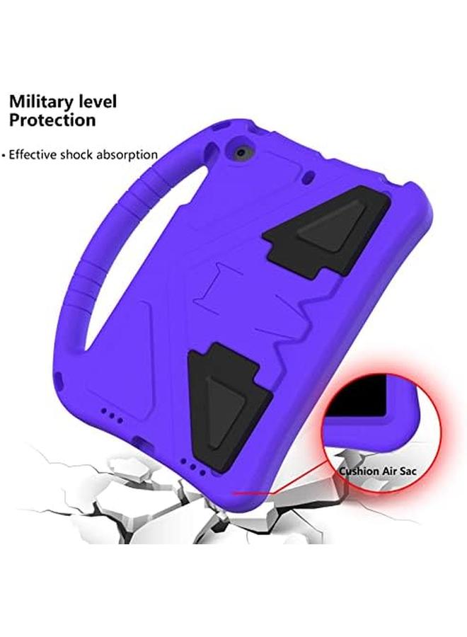 erorex Kids Case For Ipad Mini 6 2021 With Handle Stand Pencil Holder Eva Kid Proof Rugged Shockproof Full Cover Kids Case For Boy Girl Kids For Ipad Mini 6Th Generation (Purple)  - Image 3