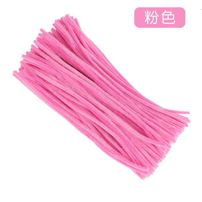 Children'S Puzzle Twist Bar Environmental Protection Color Wool Wool Root Plush Diy Kindergarten Handmade Beautiful Labor Materials - Image 1
