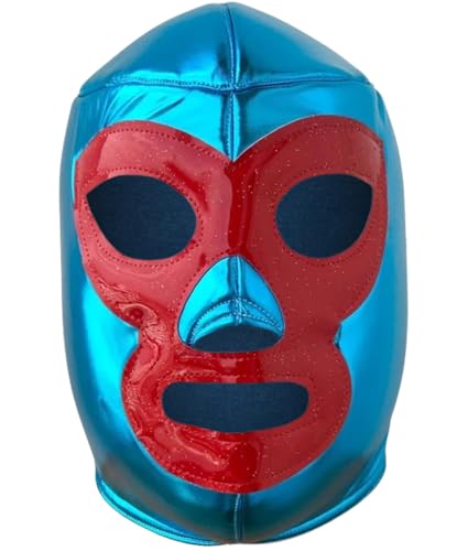 Del Mex Lycra Lucha Libre Adult Luchador Mexican Wrestling Mask Costume (Nacho Libre) - Image 2