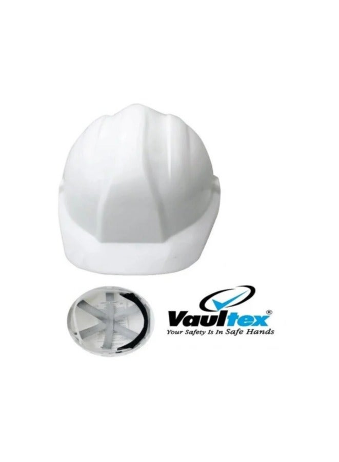 Vaultex Vaultex Safety Helmet White – Durable Hard Hat for Safety Jobs - Image 1