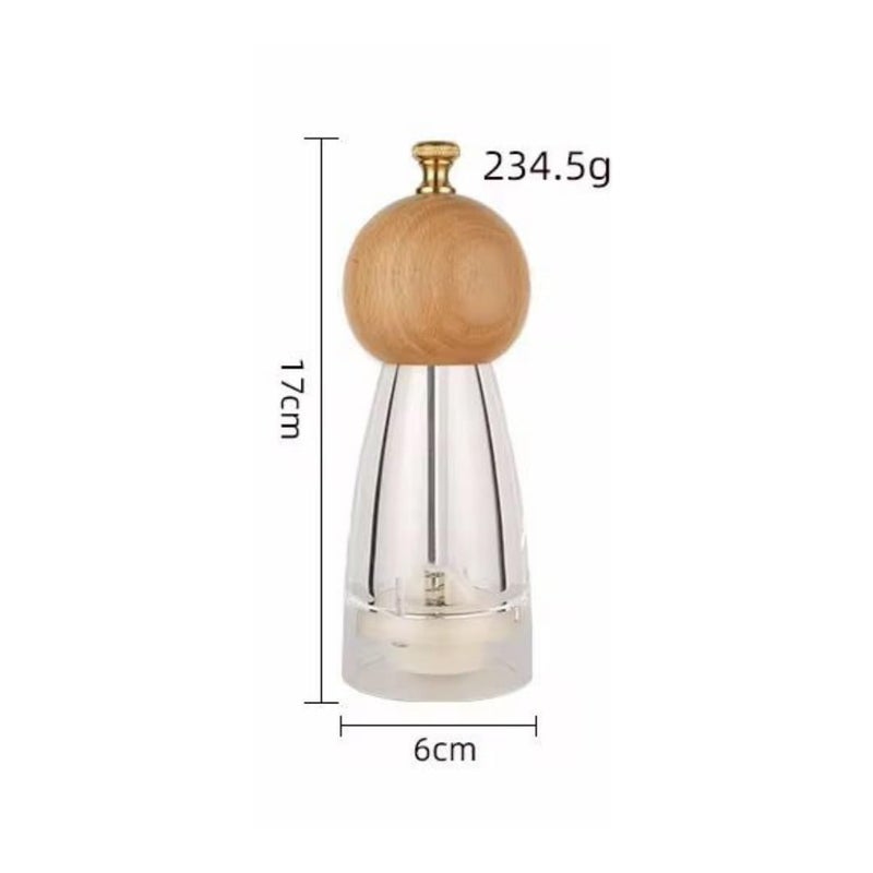 Acrylic Manual Pepper and salt Grinder Mill 234gm - Image 5