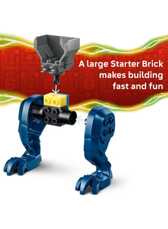 LEGO NINJAGO Jay’s Dragon Mech Fight Ninja Toy 71853 (Age 4+, 107 Pieces) - Image 4