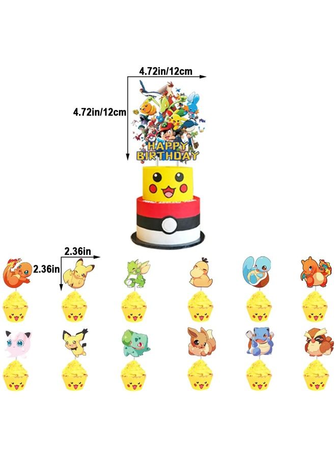 Beauenty Video Game Birthday Decorations Cartoon Party Supplies for Kids Theme Parties - Image 5