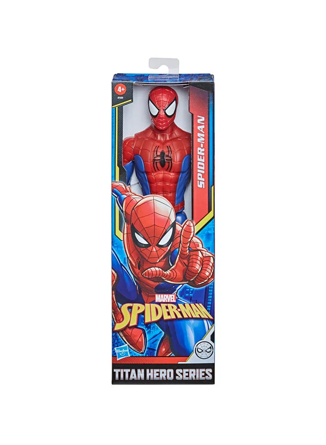 سبايدر مان Marvel Titan Hero Series Spider-Man Action Figure 12-Inch Marvel Action Figures Super Hero Toys Spider-Man Toys For 4 Year Old Boys And Girls And Up