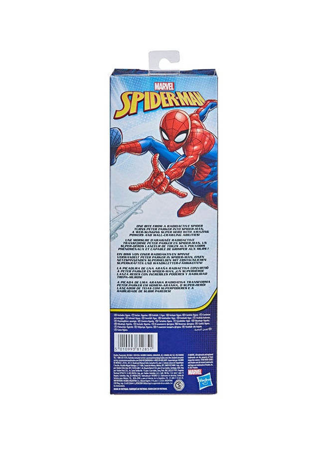 SPIDERMAN - Marvel Titan Hero Series Spider-Man Action Figure 12-Inch Marvel Action Figures Super Hero Toys Spider-Man Toys For 4 Year Old Boys And Girls And Up - Image 1