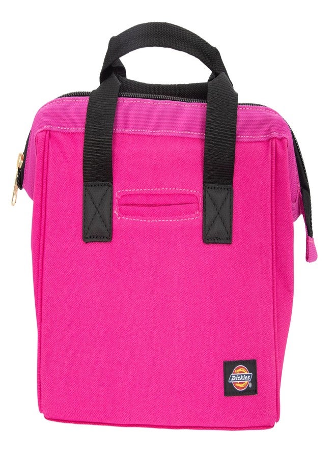 Dickies 12-Inch Durable Canvas Work Bag for Painters, Carpenters, and Builders, Heavy-Duty Zipper, Reinforced Handles, Pink (57148) - Image 1