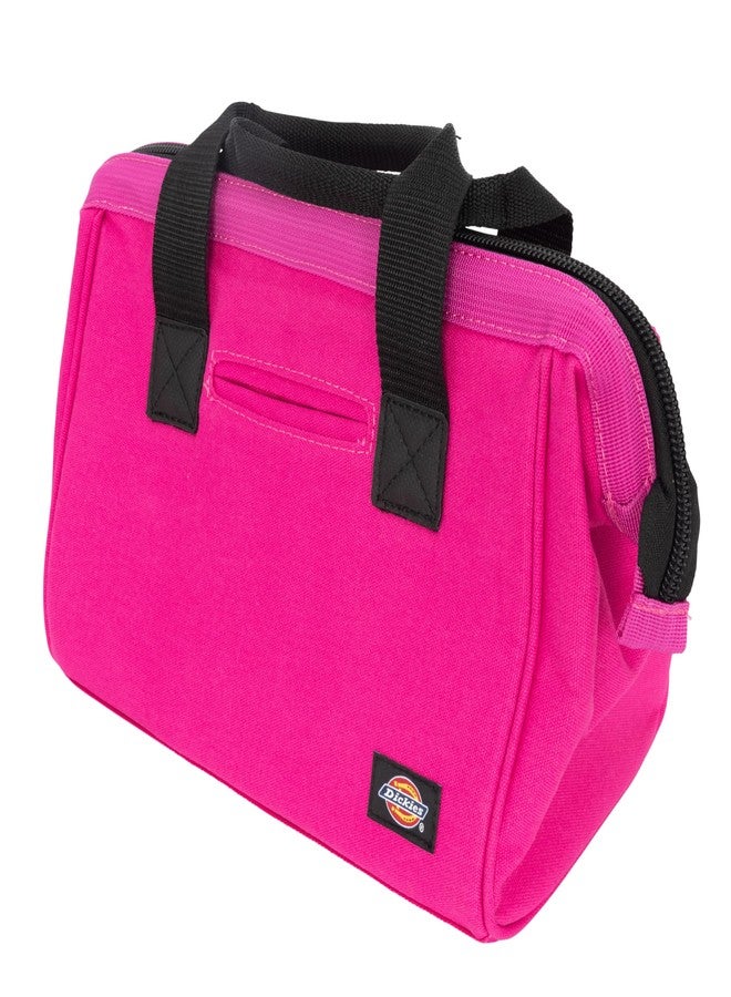 Dickies 12-Inch Durable Canvas Work Bag for Painters, Carpenters, and Builders, Heavy-Duty Zipper, Reinforced Handles, Pink (57148) - Image 2