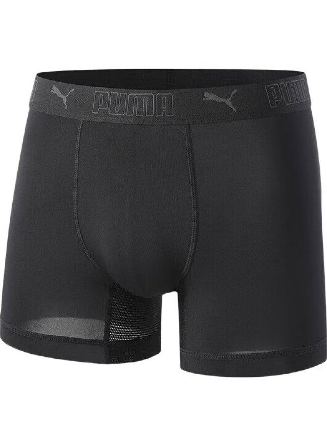 PUMA Men'S Underwear, Quick-Drying, Elastic, Athletic Boxer Briefs, 3-Pack - Image 2