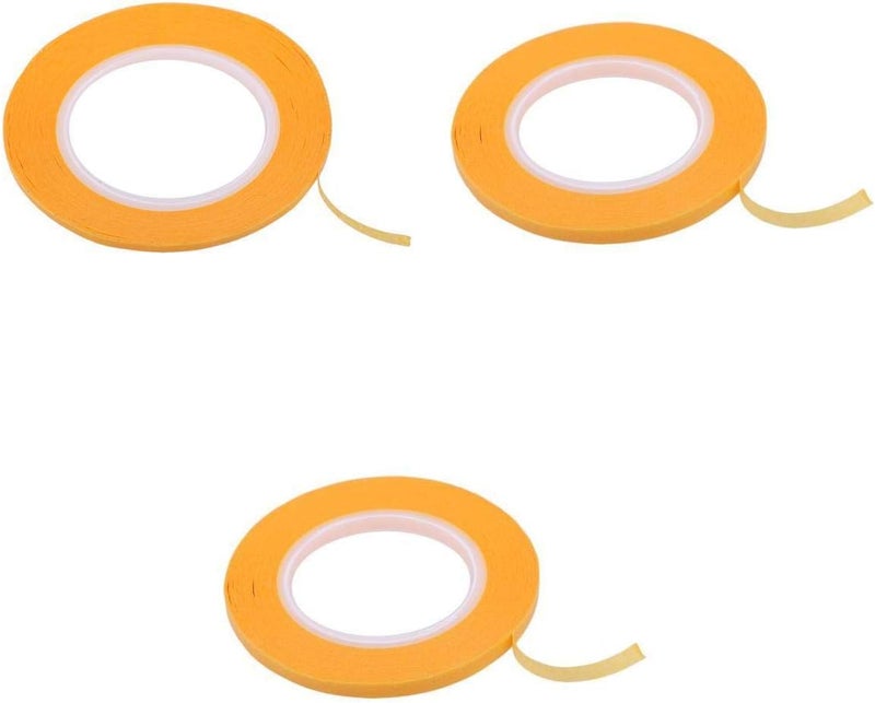 klarako3pcs Model Craft Painting Masking Tape DIY Tool Width 3mm 4mm 6mm - Image 1