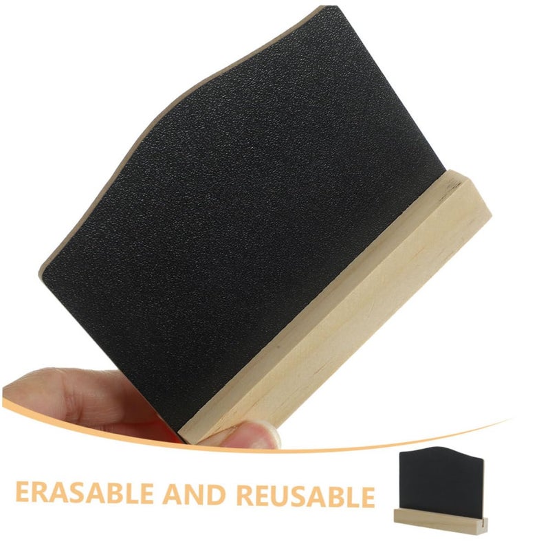 Double Sided Mini Chalkboard Signs For Table Desk Decor Set Of 6 - Image 4