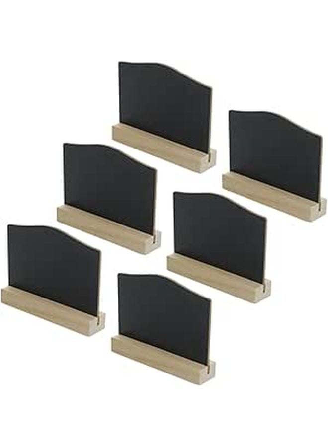 Double Sided Mini Chalkboard Signs For Table Desk Decor Set Of 6 - Image 1