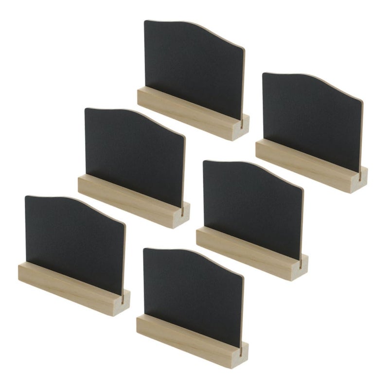 Double Sided Mini Chalkboard Signs For Table Desk Decor Set Of 6 - Image 2