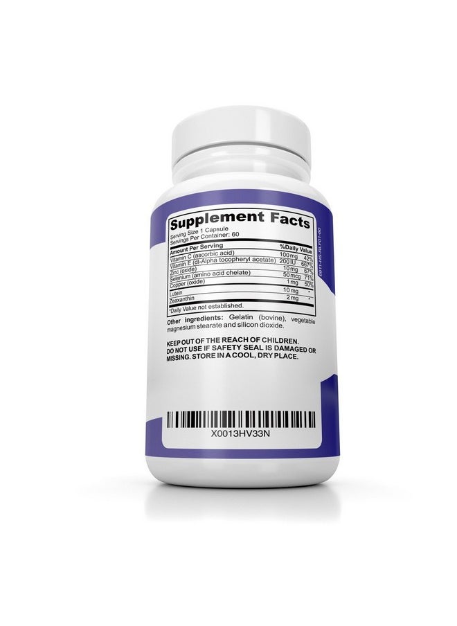 Natures Nectar - Clear View Vision Supplements Eye Vitamins With Lutein & Zeaxanthin Plus Zeaxanthin With Lutein 10 Mg For Your Eyes Relief With This Lutine Complex Supplement Formula For Macular Health For Adults - Image 1