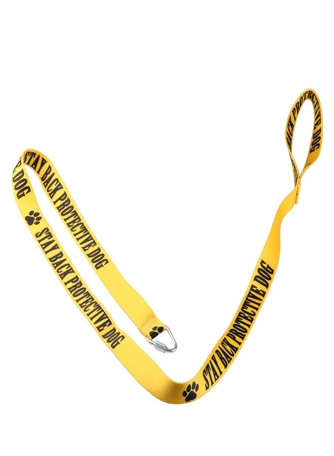 BLUPARK Funny Dog Leash Stay Back Protective Dog Dog Leash Walking Training Dog Leashes Dog Owner Pet Lover Gift (Stay Back Protective Dog-YE) - Image 4